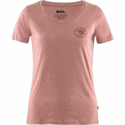 Fjallraven 1960 Logo T-Shirt Red Singapore For Women (SG-433063)